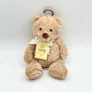 Snug Brown Bear Baby Plush Stuffed Animal Toy NEW